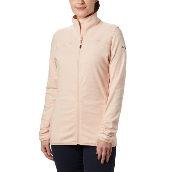 Columbia Jas Dames, Firwood Camp Striped Full Zip Fleece Roze, 73DBJQKYV